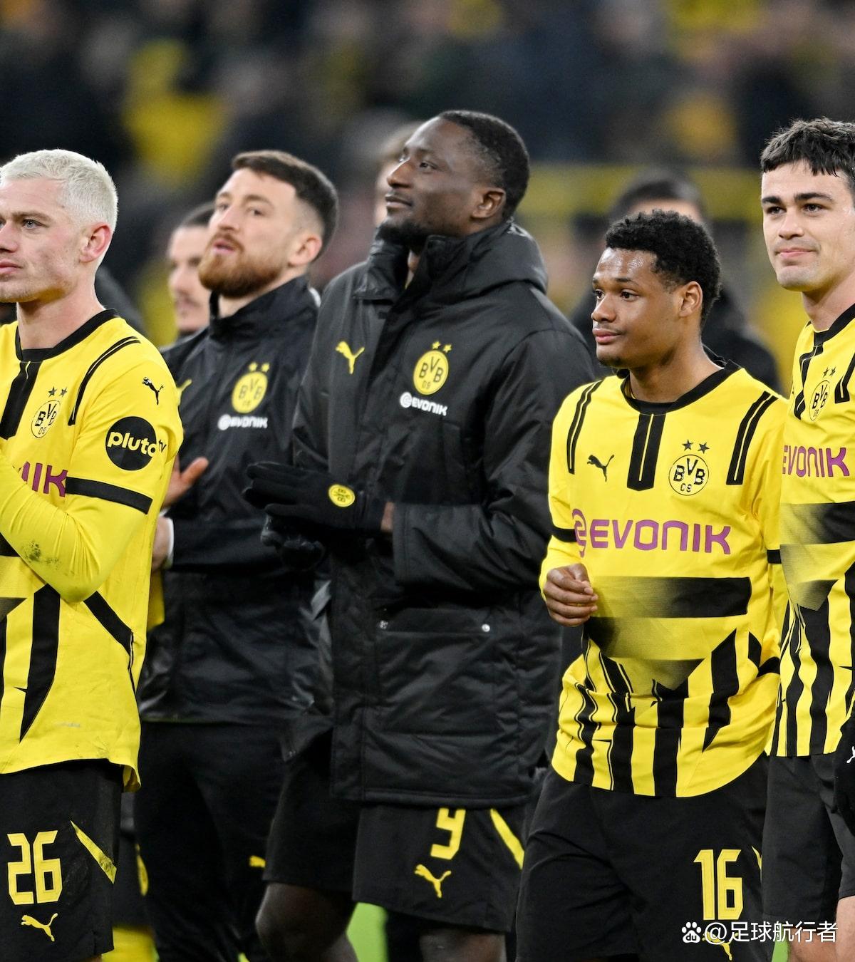 多特蒙德实力雄厚，三连胜跻身前列